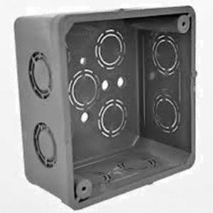 CAJA 4X4 PVC GRIS, Amanco