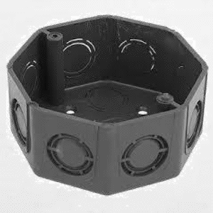 CAJA OCTAGONAL PVC, PROW