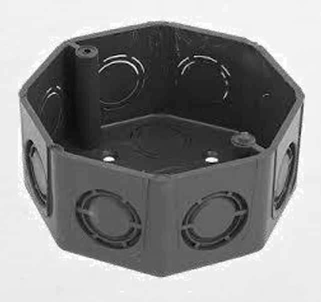 CAJA OCTAGONAL PVC, PROW
